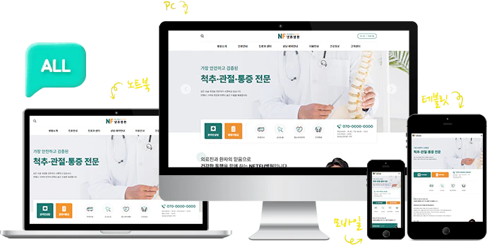 병원A 기기별 이미지
