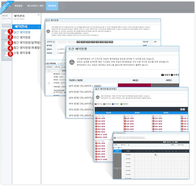통계 기능 관리