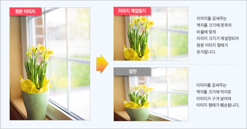 이미지 깨짐 방지 예시