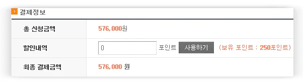 포인트 결제 기능 안내